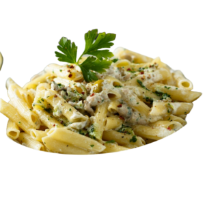 penne pasta lemon herb
